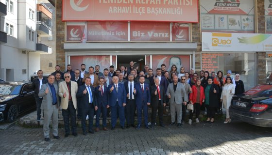 Yeniden Refah Partisi Seçim Çalışmalarını Arhavi’de Sürdürdü