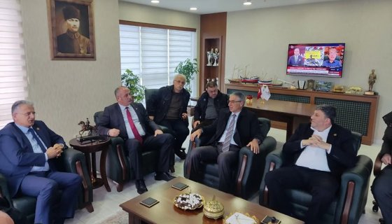 Başkan Ekmekçi’ye Ziyaretler Devam Ediyor