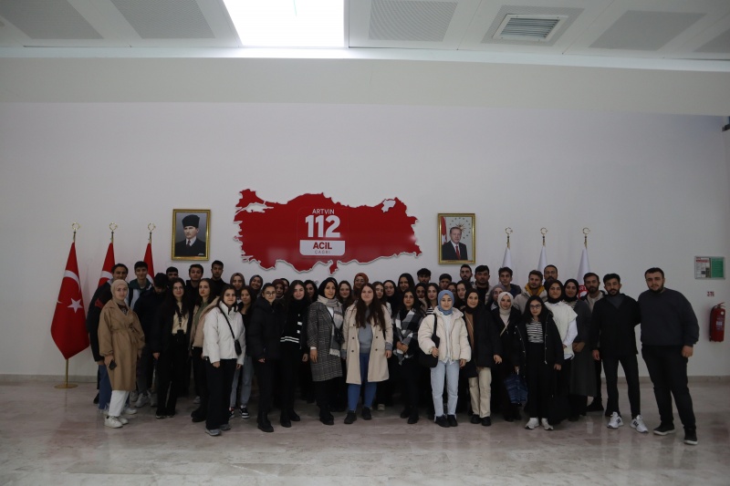 ARTVİN 112 ACİL ÇAĞRI MERKEZİ MÜDÜRLÜĞÜNE TEKNİK GEZİ