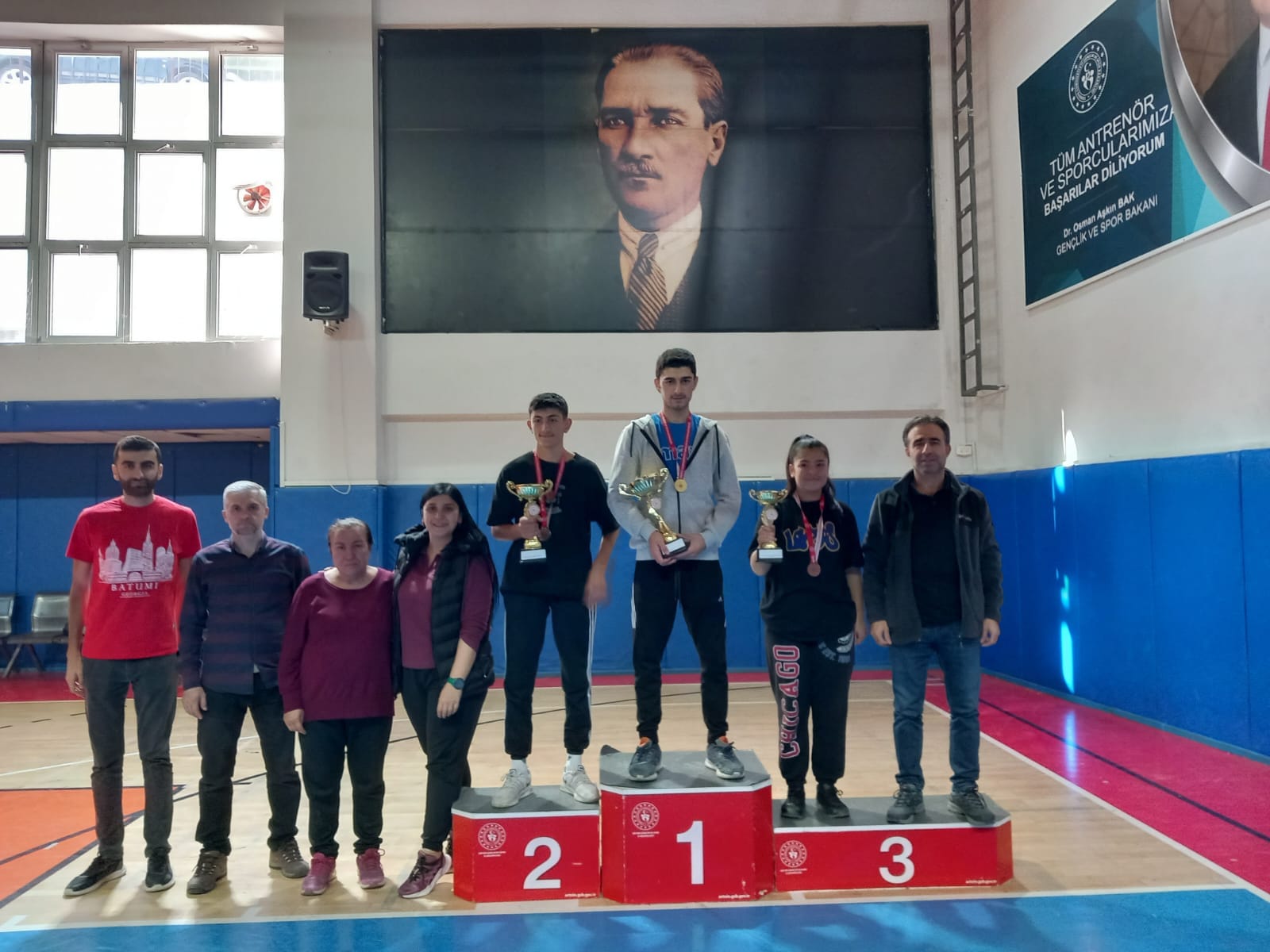 ARTVİN’DE 100. YIL MASA TENİSİ TURNUVASI SONA ERDİ