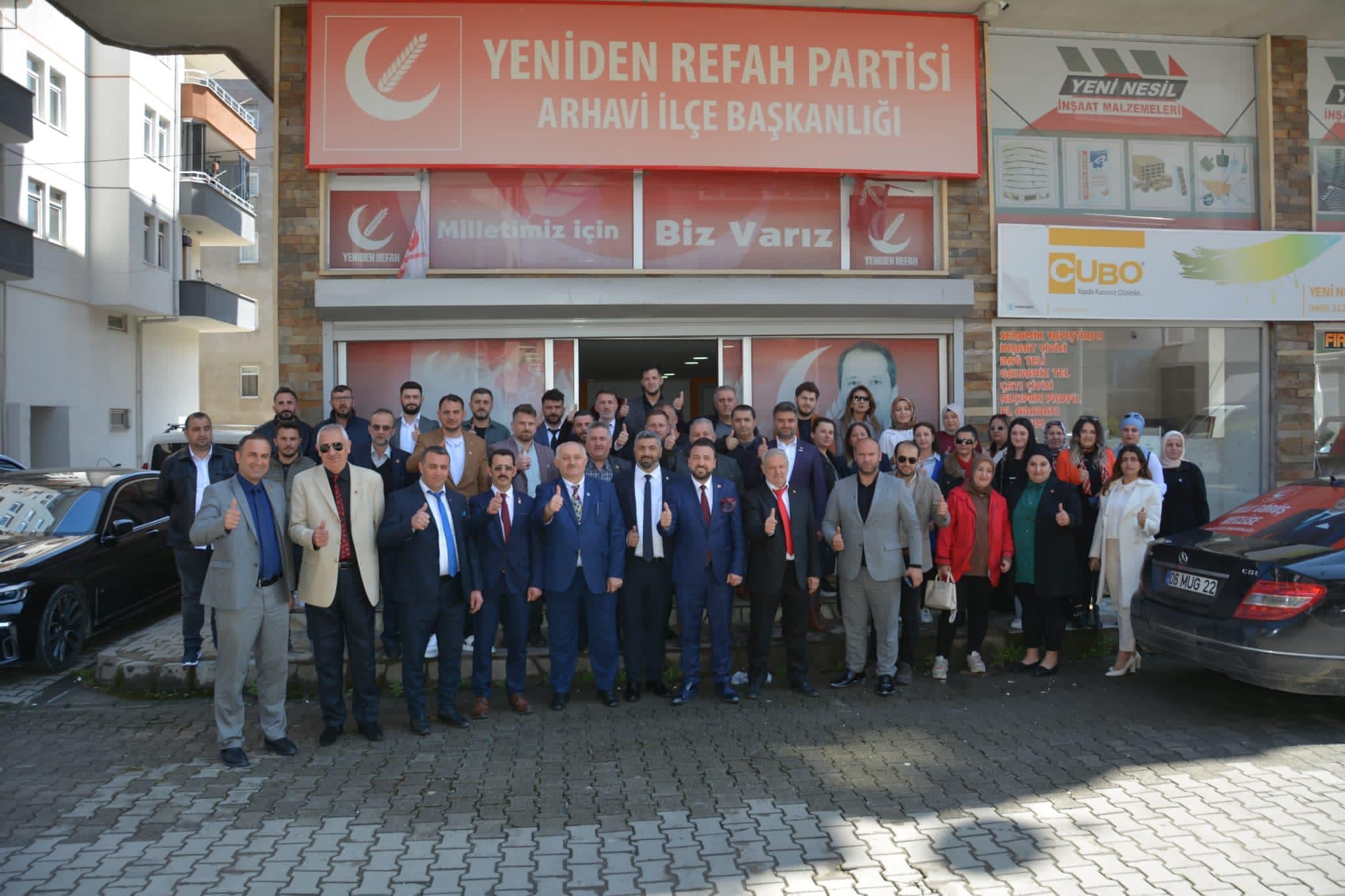 Yeniden Refah Partisi Seçim Çalışmalarını Arhavi’de Sürdürdü