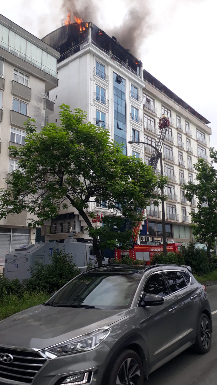 Hopa’da Korkutan Yangın