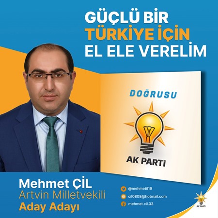 AK PARTİ MİLLETVEKİLİ ADAY ADAYI MEHMET ÇİL'DEN ÖNEMLİ AÇIKLAMA