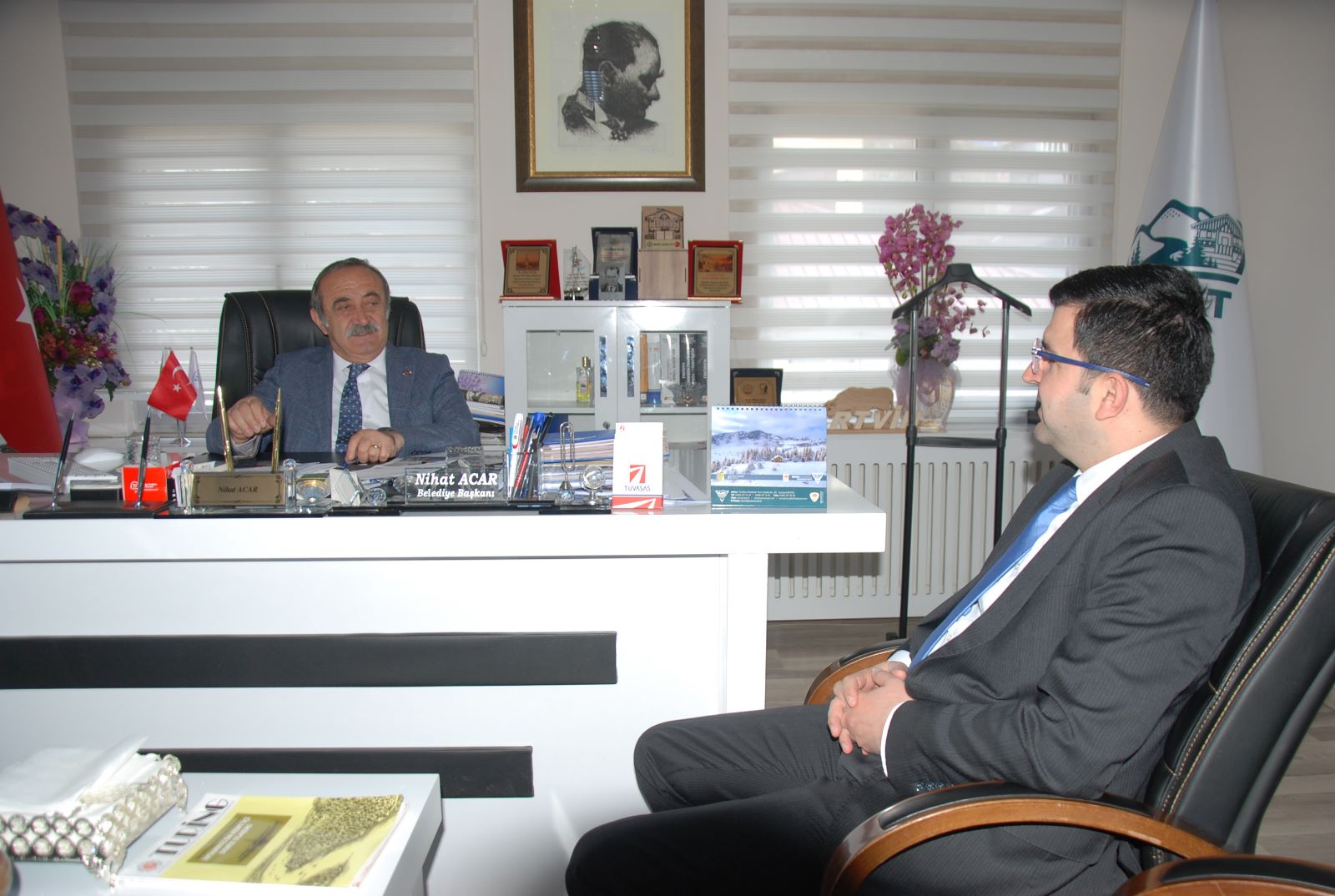 Şavşat Belediye Başkanı Nihat Acar’a ziyaret