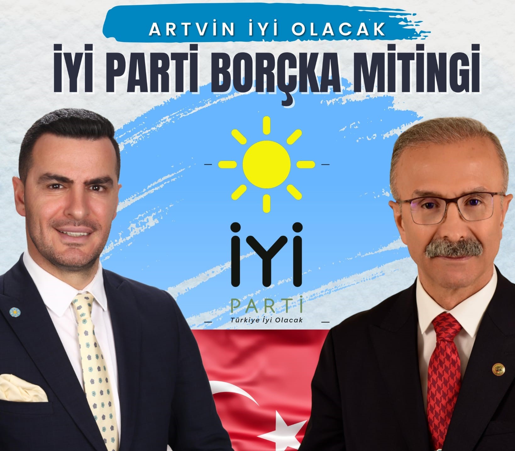 İYİ PARTİ BORÇKA MİTİNGİ 