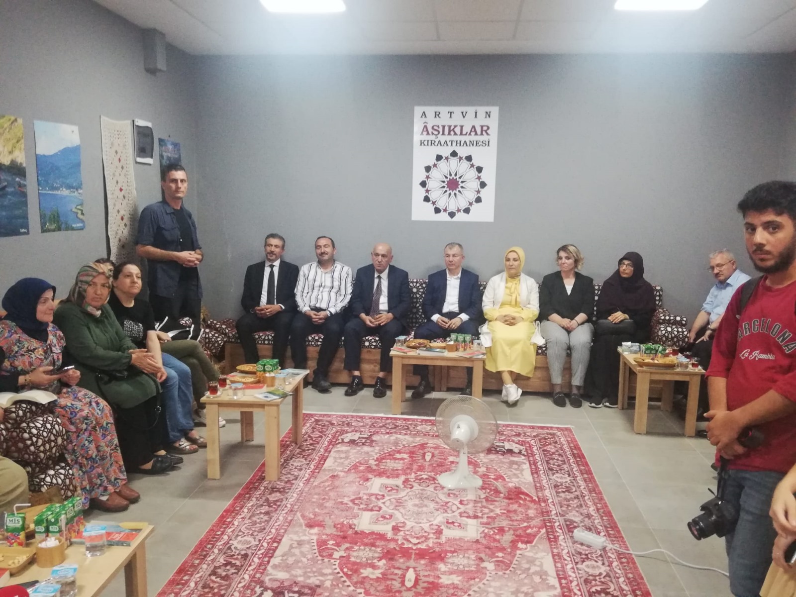 ARTVİN AŞIKLAR KIRAATHANESİNİ SAYIN VALİMİZ YILMAZ DORUK İLE AÇTIK