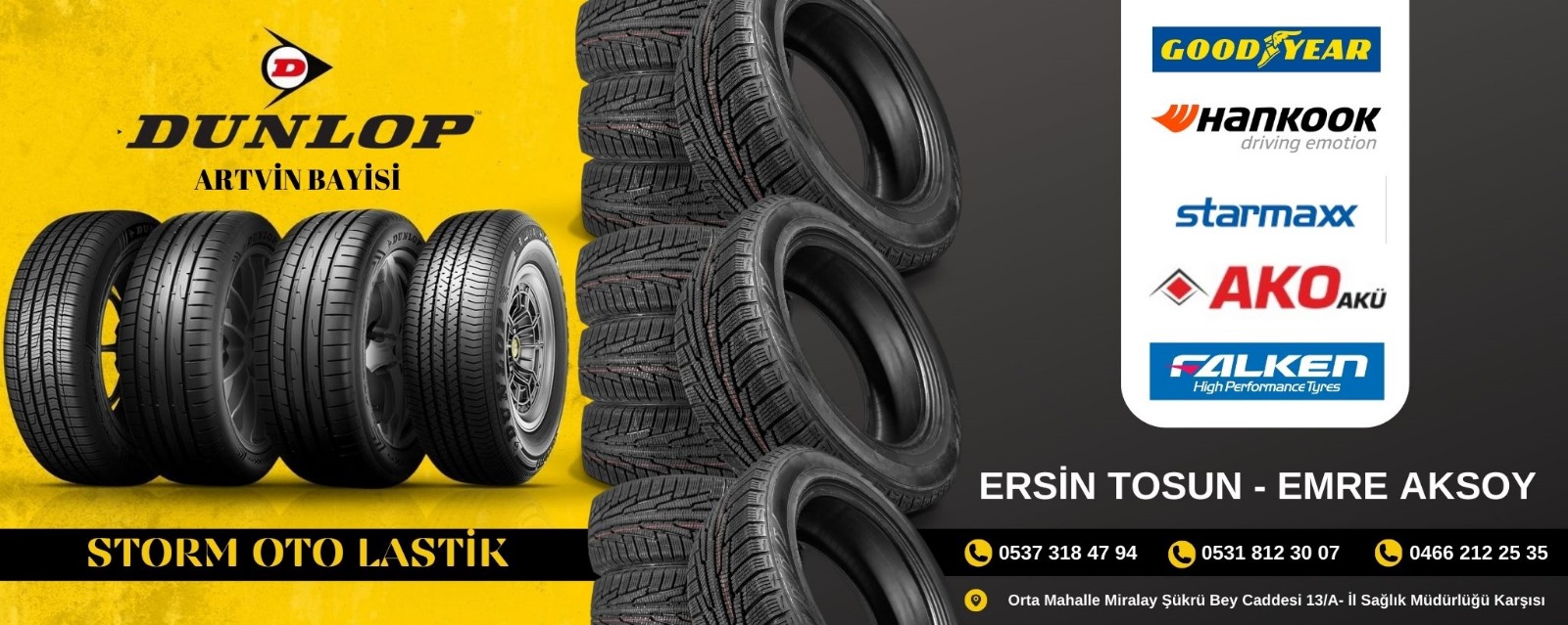 Dunlop Lastikleri Artvin Bayi 7 Mart Mesajı Yayımladı
