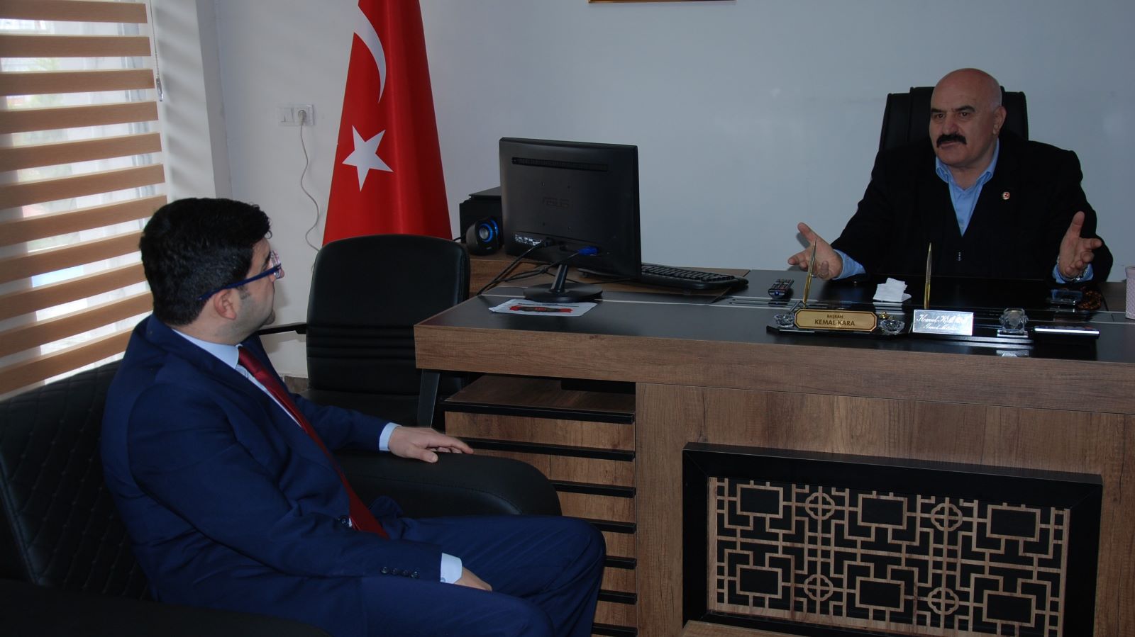 Murgul Muhtarlar Derneği Başkanına Ziyaret